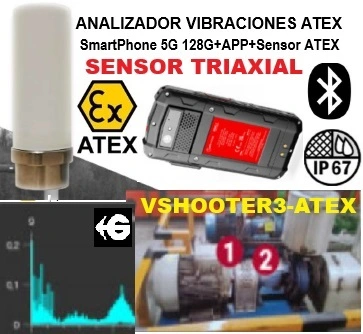 analizador vibracion atex triaxial con foto maquina VSHOOTER GimateG