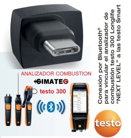 accesorios analizador gases combustion testo 300 dilusion gimateg