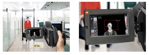 Deteccion de personas con FIEBRE con termograficas testo gimateg