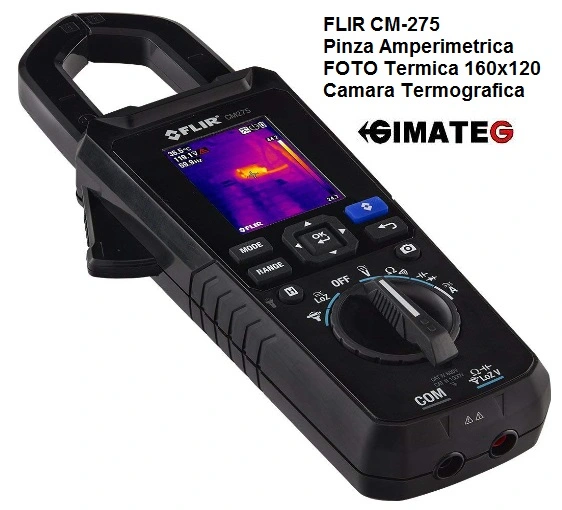 Flir CM 275 pinza amperimetrica con foto termografica gimateg