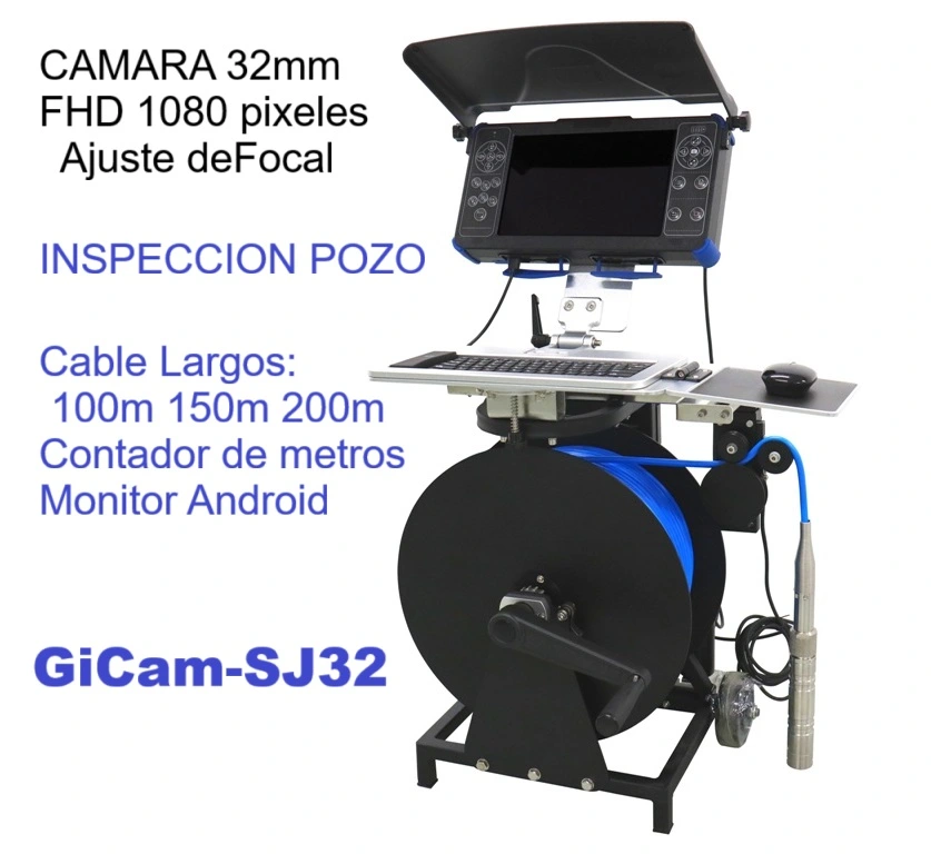 camara DOBLE inspeccion tubos GiCam-FH2pro D28 GIRA y D38 x60metros GimateG