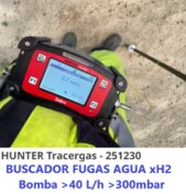 hunter tracergas H2 busca fuga agua edgers gimateg