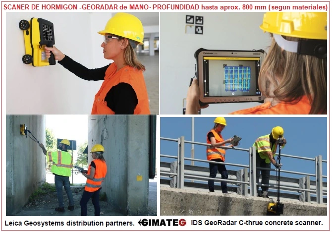 pachometro scaner barras hormigon leica C-Thrue gimateg