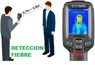 camara termica basica con alarma fiebre T120 gimateg