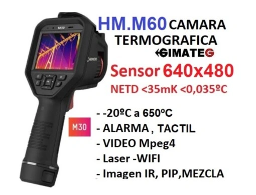 termografica pro hikmicro M60 wifi video alquiler gimateg