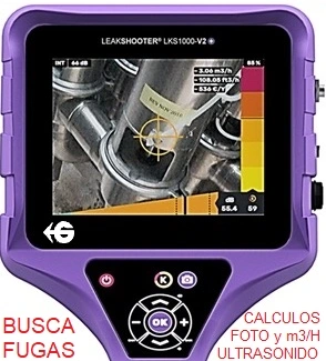 busca fugas ultrasonido aire comprimido leakshoter gimateg