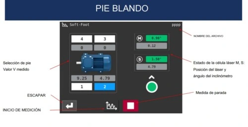 Telefono+termografica vibrometro triaxial foto maquina y color ISO 10816 VSHOOTER3IR GimateG