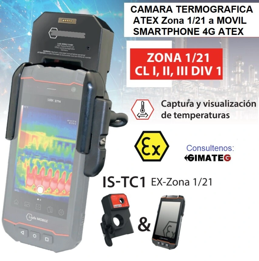 camara termica ATEX y telefono Clase 1-21 venta alquiler 