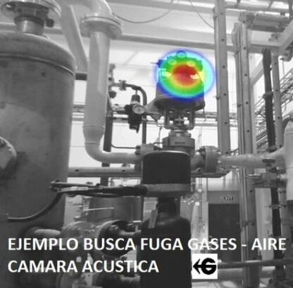oto busca fuga aire comprimido camara acustica inustrial AI56 gimateg