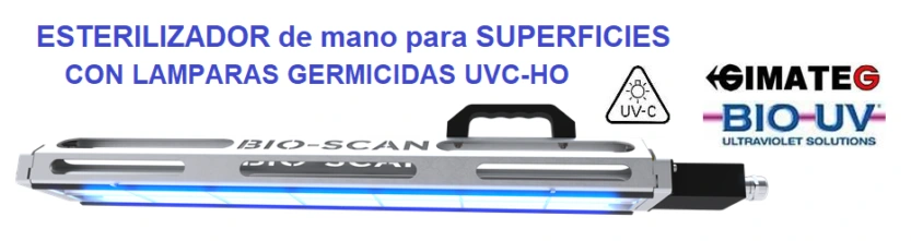 esterilizador UVC de superficies portatil BioScan GimateG