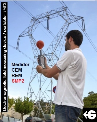 venta alquiler medidor CEM REM radiaciones baja frequencia smp2 gimateg