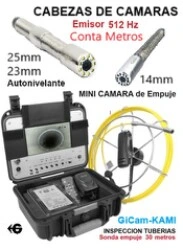 mini camara 13mm largo 30metros venta alquiler gimateg