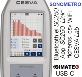 sonometro clase 1 cesva sc250 venta alquiler gimateg