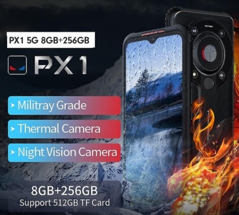 SMARTPHONE 5G con analizador vibraciones VShooter3WL-IR-HD synergys gimateg