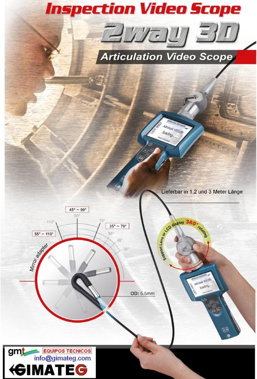 Videoscopio industrial v55 gimateg