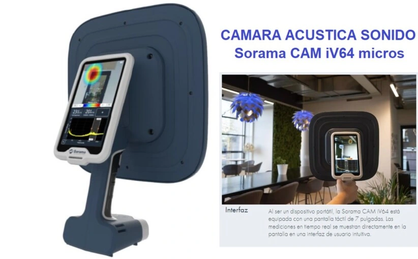 alquiler venta Camara acustica SORAMA CAM iV64 audio sonido ruido