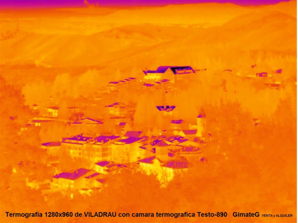 termografia de Viladrau con termografica testo 890 de GimateG