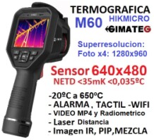 termograficas HIKmicro serie M60 M30 M20w gimateg