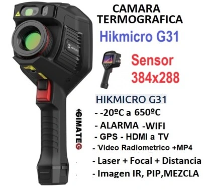 camaras termograficas pro HIKmicro G31 gimateg
