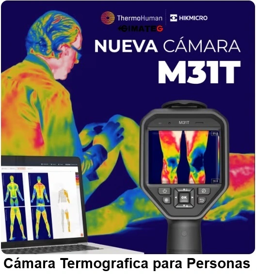 deteccion personas con FIEBRE con camara termica Testo 890 GimateG