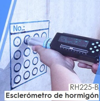 visualizacion barras en pared hormigon proceq PM8000 gimateg